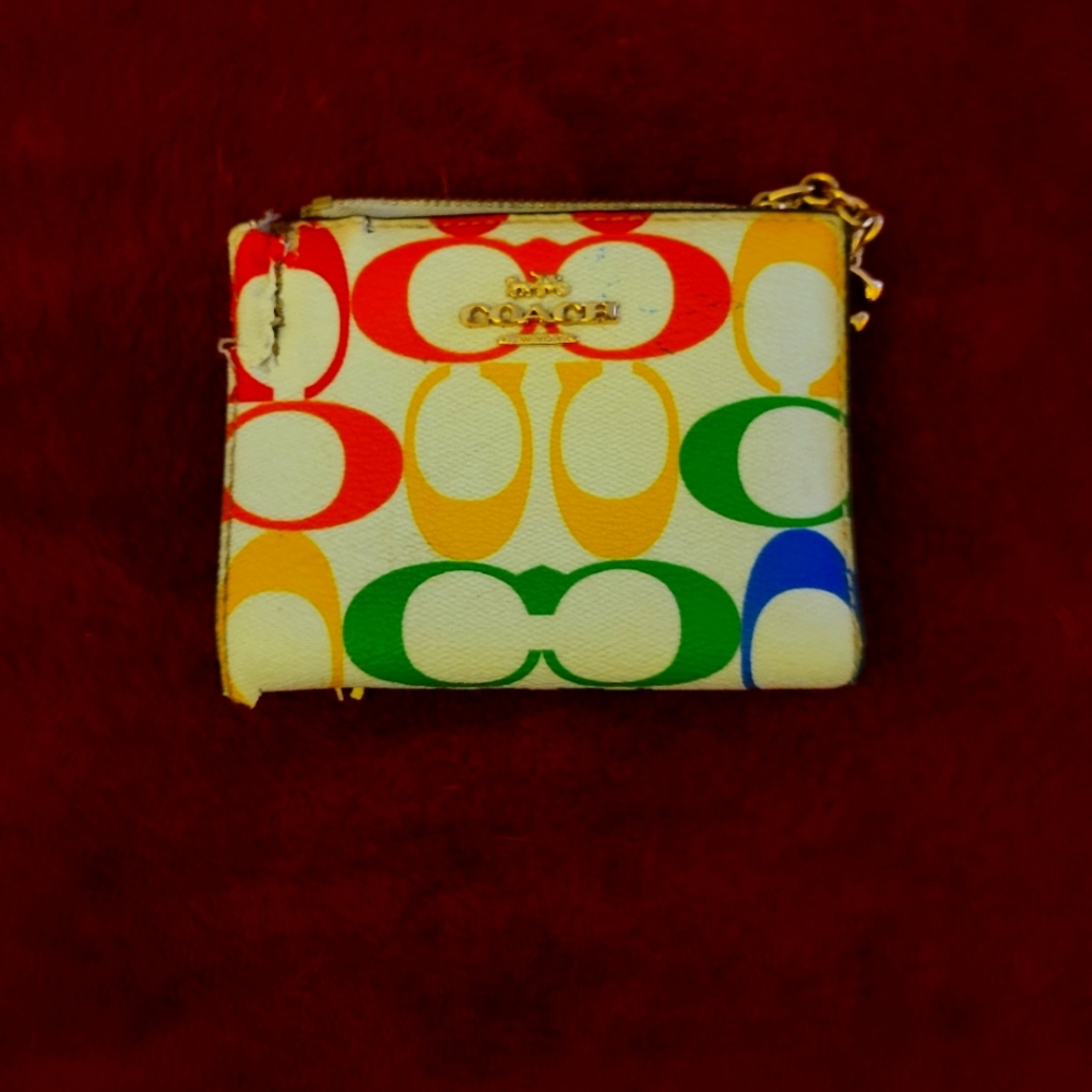 Coach pride wallet